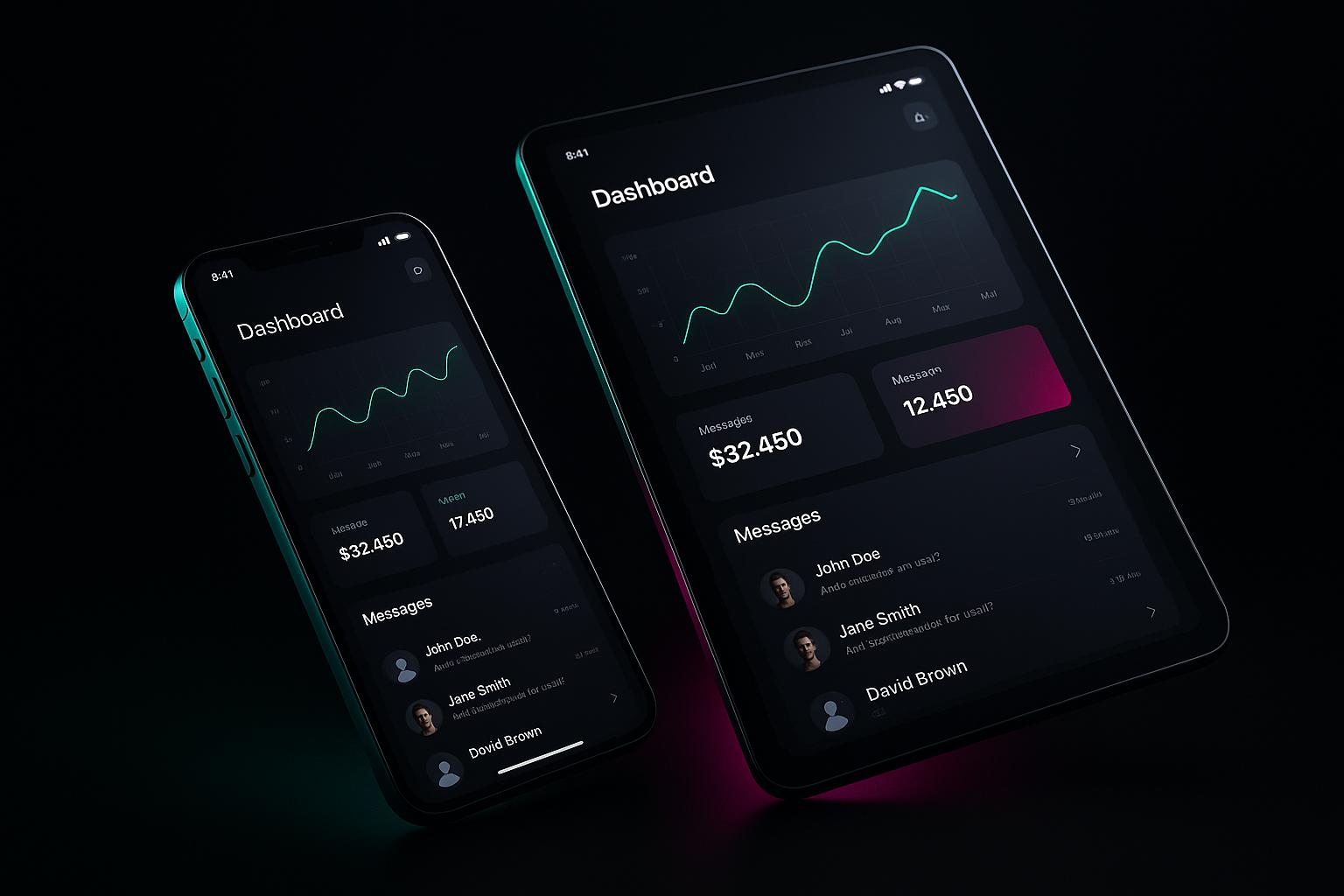 App development on phone and tablet